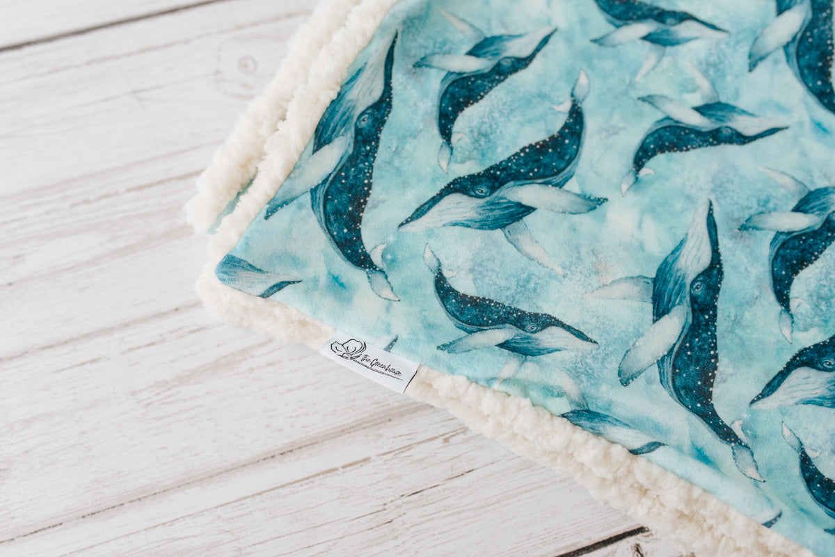 Plush Blanket - Whale Song